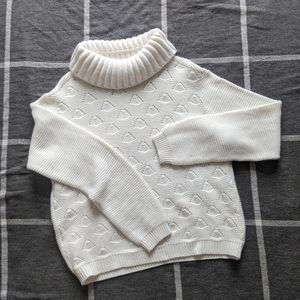 Cream knit sweater